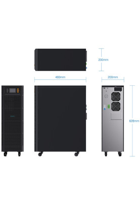 ДБЖ Marsriva MR-US6K, 6кВА/6кВт, 1:1 phase, Smart Online UPS, 16*12V/9Ah