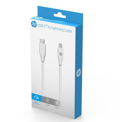 Кабель USB3.1 Type-C M-Lightning M1.0м, PD3.0, білий, DHC-MF102HP