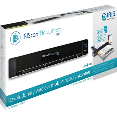 Сканер A4 Canon IRIScan Anywhere 6 WIFI Simplex (1200dpi, 15стор/хв, USB,microSD,мобільний,чорний)