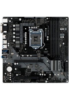 ASRock H370M PRO4/REF (1151/H370, 4*DDR4,2xPCIe x16, 6xSATAІІІ, RAID, GLan, 8ch, mATX)