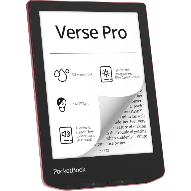 Електронна книжка PocketBook  Verse Pro (PB634) Passion Red