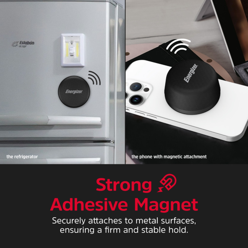 Акустична система 1.0 Energizer Bluetooth 5.3 5W + Wireless bypass Charging магнітна зарядка 10W