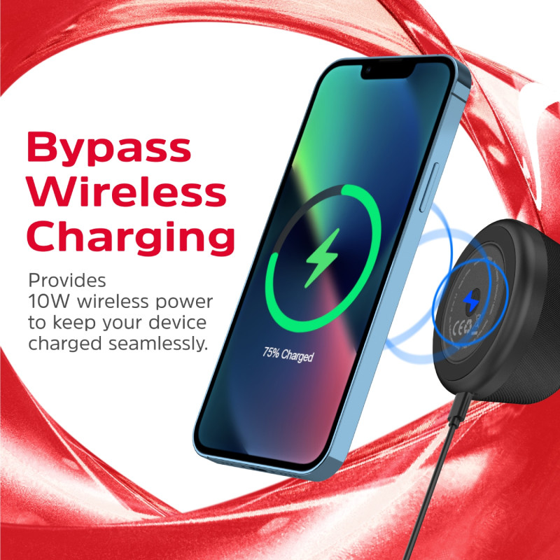 Акустична система 1.0 Energizer Bluetooth 5.3 5W + Wireless bypass Charging магнітна зарядка 10W