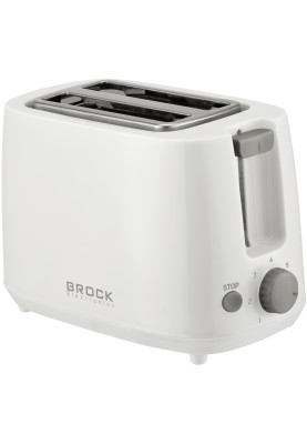 Тостер BROCK BT 1006 WH 700Вт/ 2 відділення/мех. управління/білий