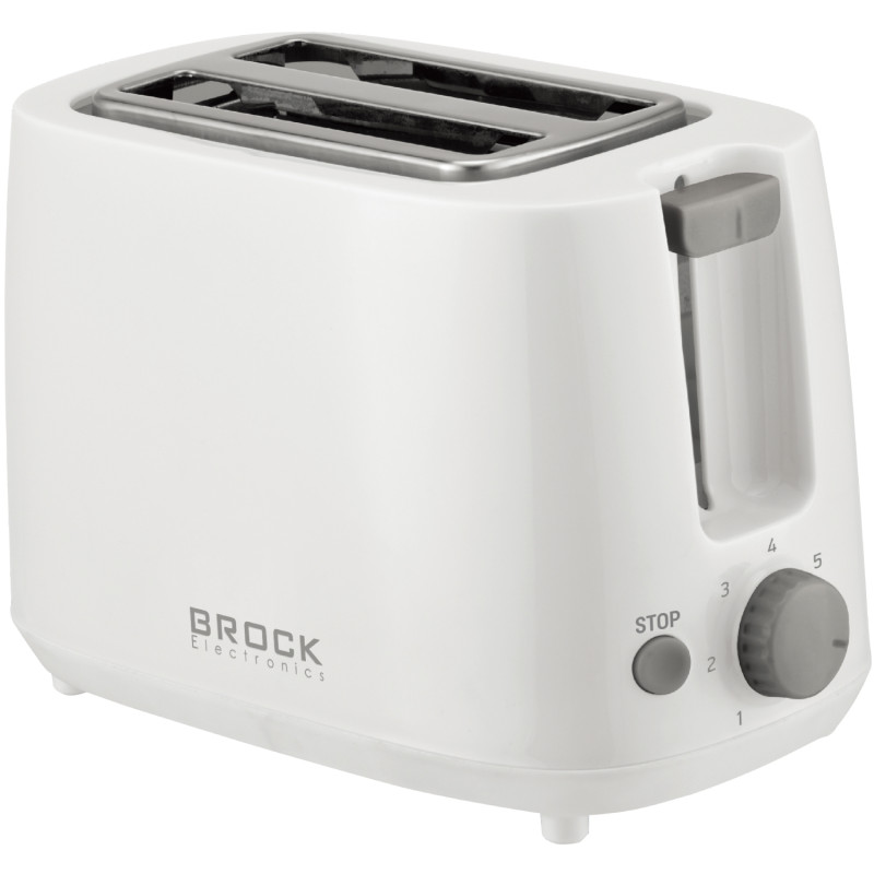 Тостер BROCK BT 1006 WH 700Вт/ 2 відділення/мех. управління/білий