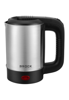 Електрочайник BROCK WK 0903 S дорожній 600Вт/ 0.8л/ 2 чашки/ нержавіюча сталь