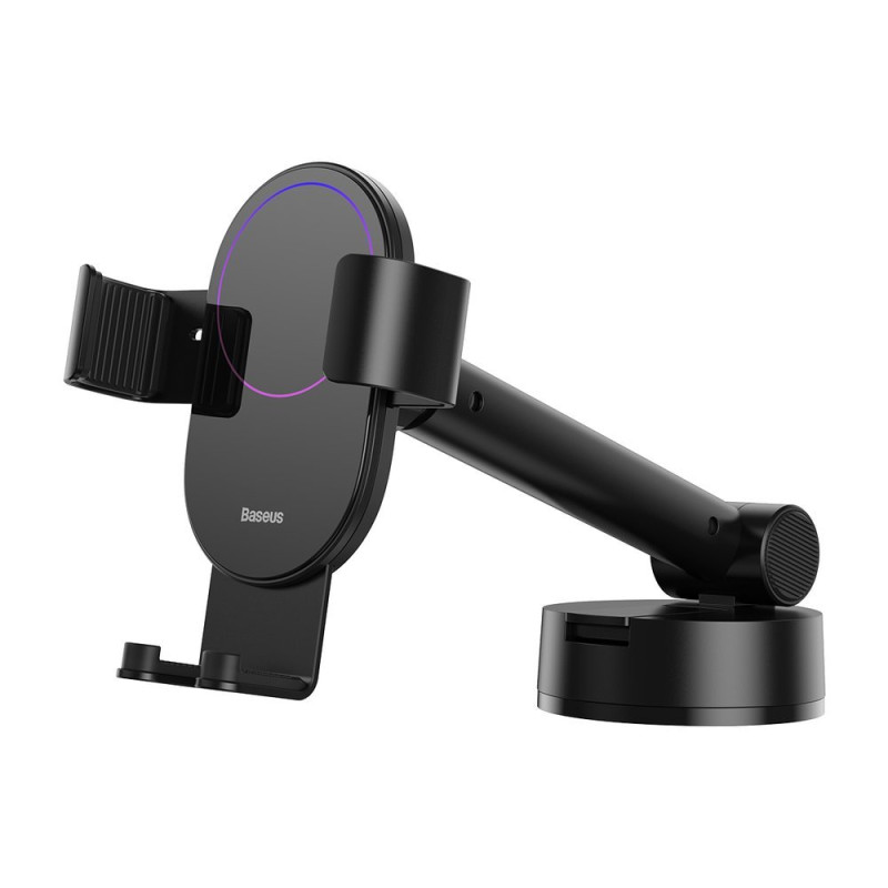 Автомобільне кріплення для смартфона 4.7-6.5" Gravity Simplism (На Присоску) Baseus Чорне