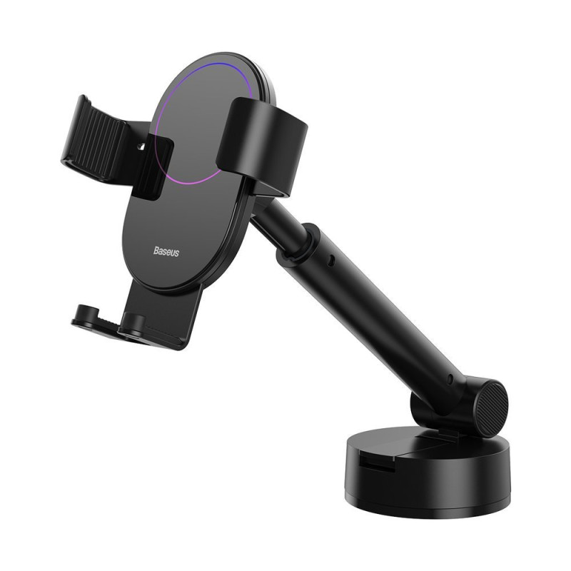 Автомобільне кріплення для смартфона 4.7-6.5" Gravity Simplism (На Присоску) Baseus Чорне