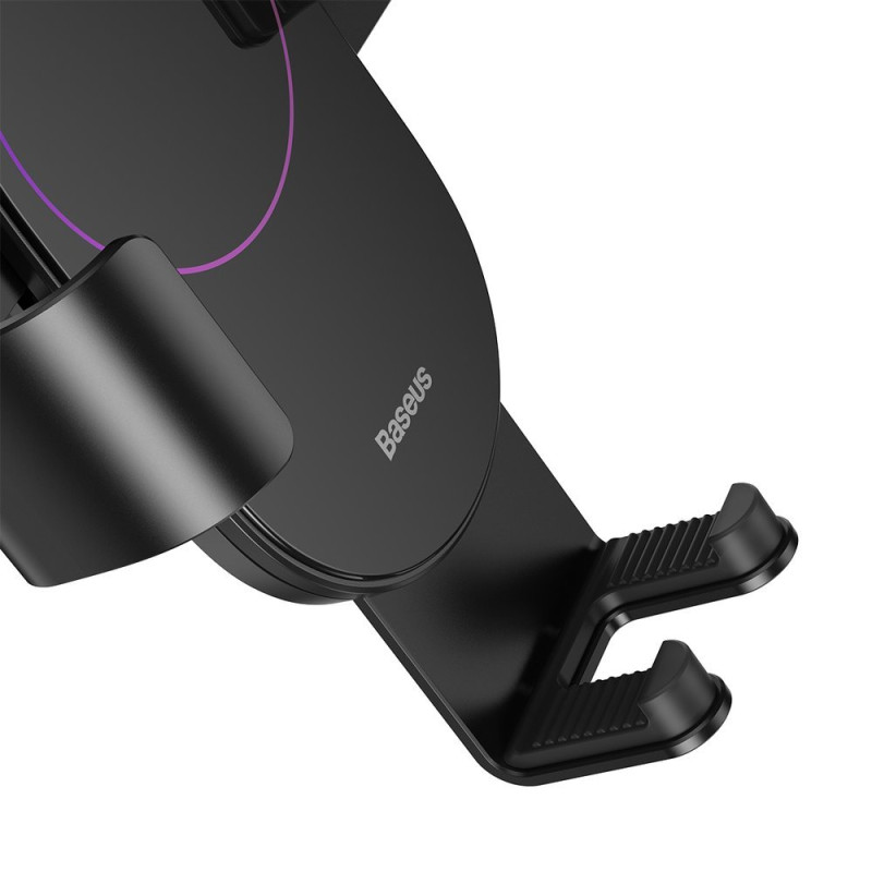 Автомобільне кріплення для смартфона 4.7-6.5" Gravity Simplism (На Присоску) Baseus Чорне