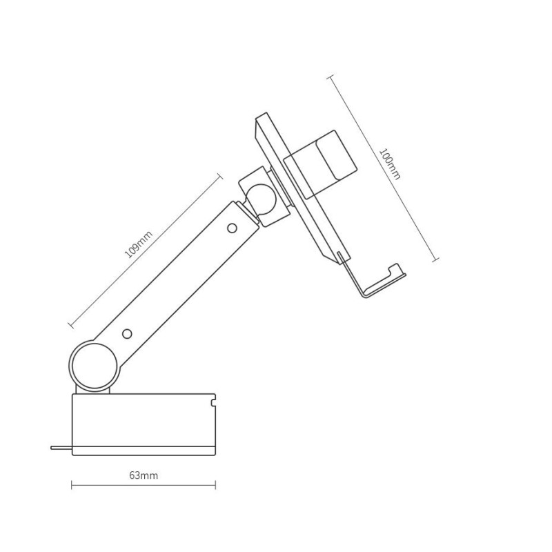 Автомобільне кріплення для смартфона 4.7-6.5" Gravity Simplism (На Присоску) Baseus Чорне