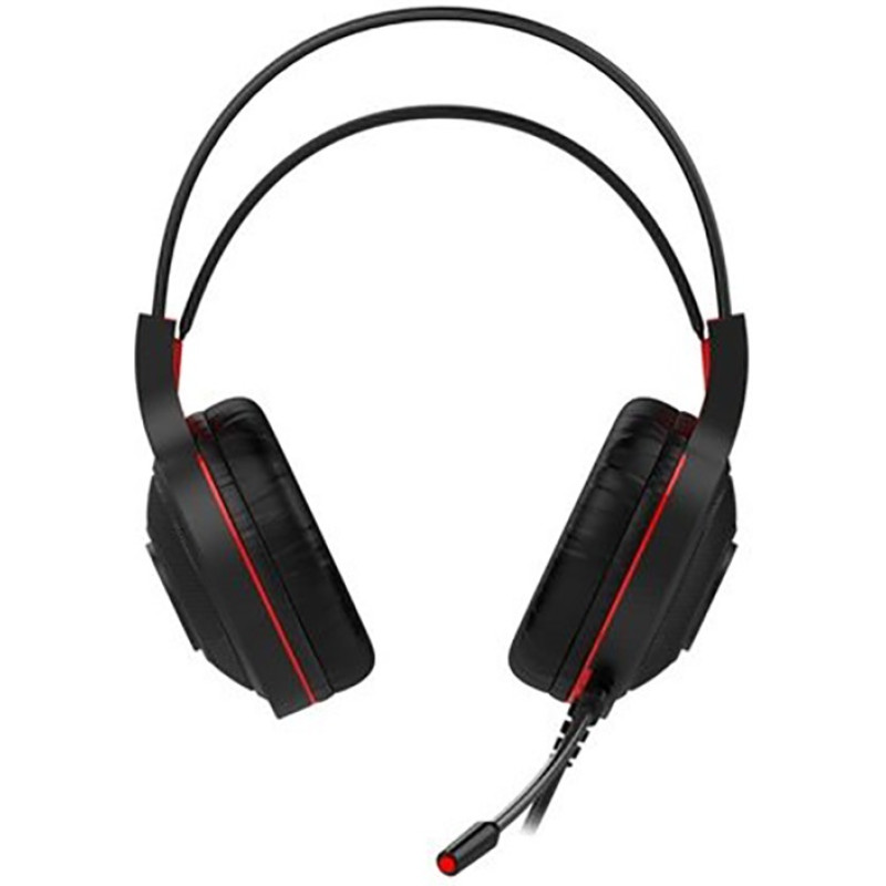 Ігрова гарнітура Havit HV-H2011D, RGB пiдсвiтка black/red