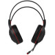 Ігрова гарнітура Havit HV-H2011D, RGB пiдсвiтка black/red