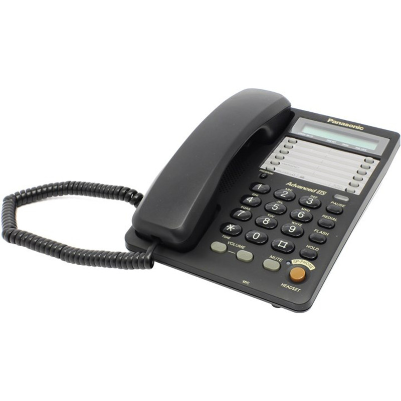 Телефон Panasonic KX-TS2365UAB, чорний