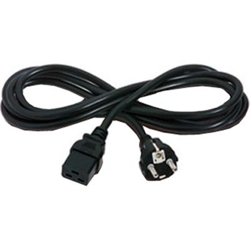 Кабель живлення  2.0 м, Eaton, Schuko plug-straight C19 skt lead, 2m 16A