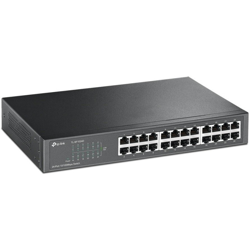 Комутатор TP-Link TL-SF1024D, 24 портовий, 10/100