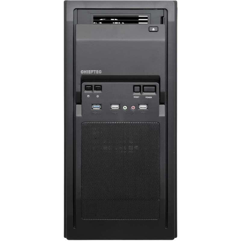 Корпус Chieftec LIBRA LF-02B-OP ATX, без БЖ, Black