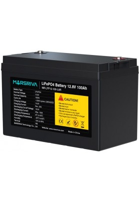 Акумуляторна батарея Marsriva LiFePo4, 12,8 V/100Ah