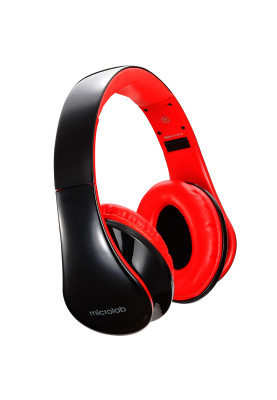 Гарнітура Microlab K360, 3,5мм, Black-Red