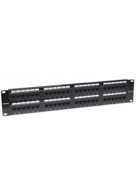 Патч-панель 19", 48xRJ45, UTP, Cat.5e, 2unit, Intellinet