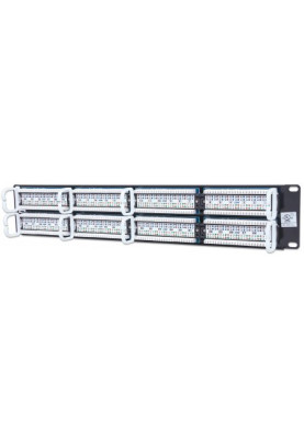 Патч-панель 19", 48xRJ45, UTP, Cat.5e, 2unit, Intellinet