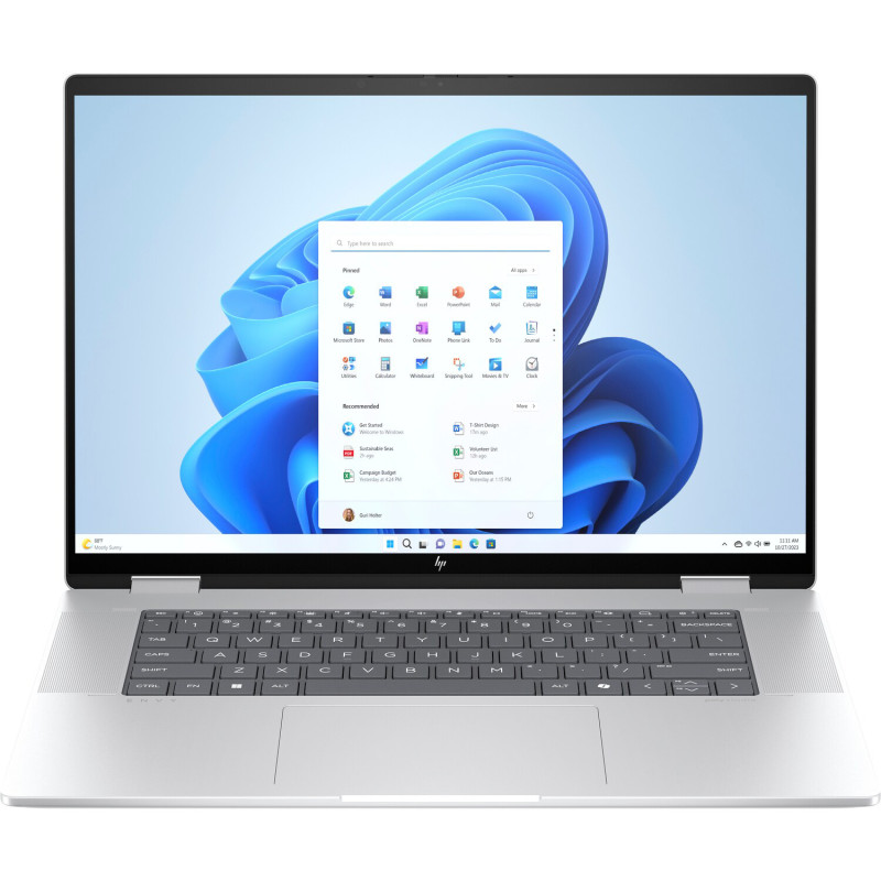 Ноутбук HP Envy x360 16-ac0005ua 16" WUXGA IPS Ts,300n,5MP/Ultra 7-155U(4.8)/16Gb/SSD512Gb/Intl Graphic/W11H (A0NM8EA)