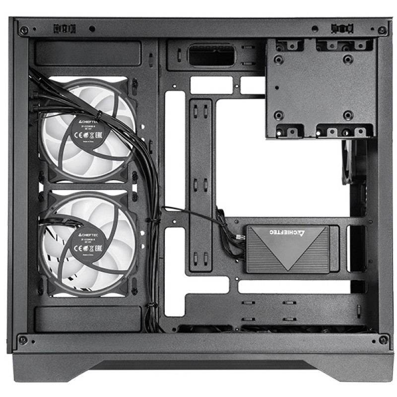 Корпус Chieftec VISIO GM-30B-TG-OP ATX, без БЖ, Black