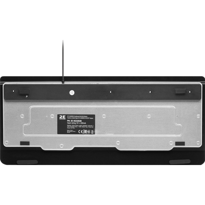 Клавіатура ігрова 2E Gaming KG320 LED USB Black Ukr