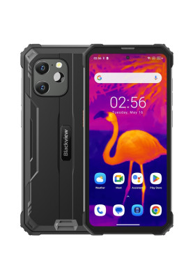 Смартфон Blackview BV8900 6.5" FHD+/8GB256/GB/P90/ 10000mAh / 64+16Мп Thermal / NFC/ IP69K / Black