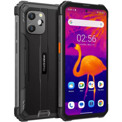 Смартфон Blackview BV8900 6.5" FHD+/8GB256/GB/P90/10000mAh/64+16Мп Thermal/NFC/IP69K/Black