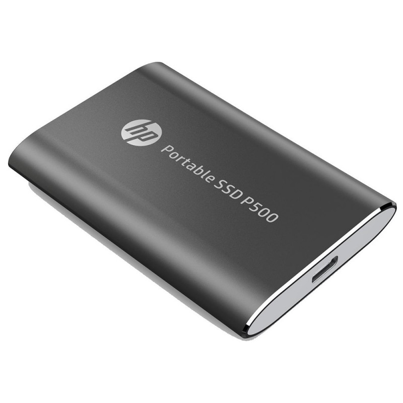 SSD external, USB 3.1 Gen 1 Type-C  1T, HP P500, TLC, Black, чорний, Retail