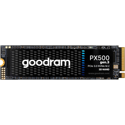 SSD 256Gb GoodRAM PX500 M.2 2280 PCIe 3x4 NVMe 3D NAND, Retail