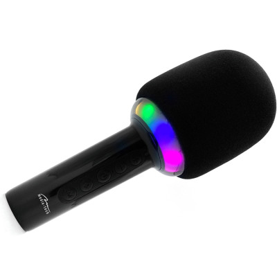Мiкрофон Media-Tech Karaoke IDOL, Wireless, Bluetooth колонка, RGB, чорний