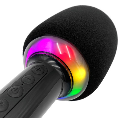 Мiкрофон Media-Tech Karaoke IDOL, Wireless, Bluetooth колонка, RGB, чорний
