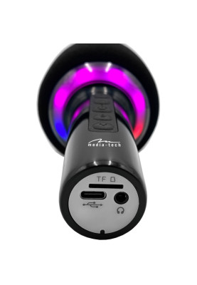 Мiкрофон Media-Tech Karaoke IDOL, Wireless, Bluetooth колонка, RGB, чорний