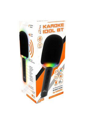 Мiкрофон Media-Tech Karaoke IDOL, Wireless, Bluetooth колонка, RGB, чорний