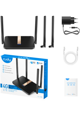Маршрутизатор Cudy LT500D, AC1200 Wi-Fi Mesh 4G LTE  Cat4 Router