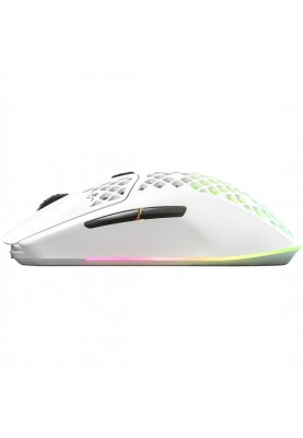 Мишка SteelSeries Aerox 3 Wireless Snow, RGB, 18000dpi., 6кн., біла