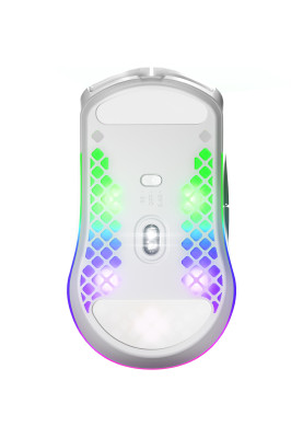 Мишка SteelSeries Aerox 3 Wireless Snow, RGB, 18000dpi., 6кн., біла