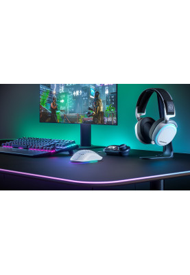 Мишка SteelSeries Aerox 3 Wireless Snow, RGB, 18000dpi., 6кн., біла
