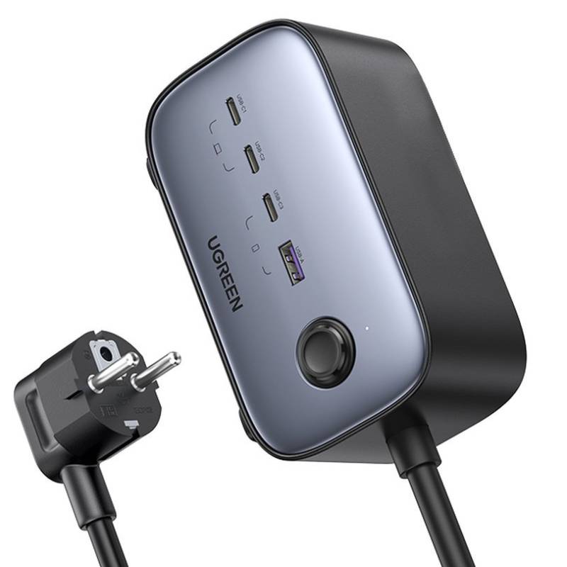 Зарядний пристрій 4xUSB 100W Nexode Pro (3хUSB-C+USB-A+2xSchuko) CD270 Ugreen