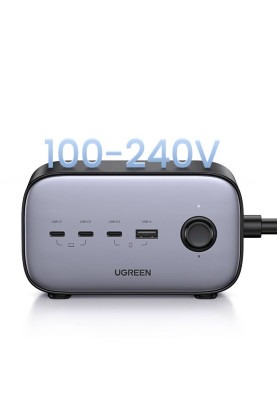 Зарядний пристрій 4xUSB 100W Nexode Pro (3хUSB-C+USB-A+2xSchuko) CD270 Ugreen