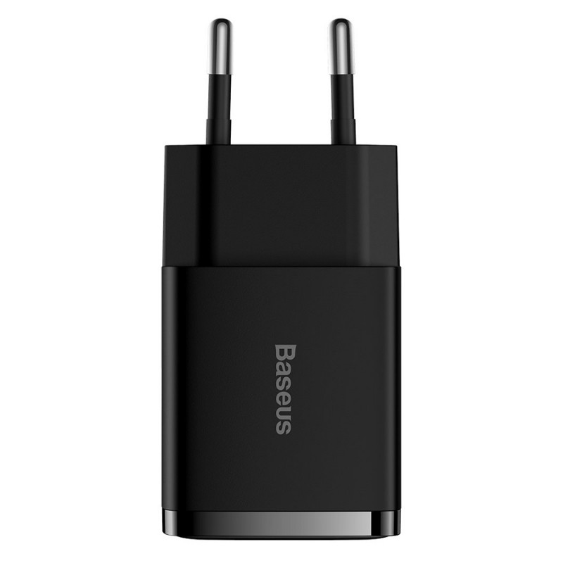 Зарядний пристрій 2xUSB 10.5W (USB-A) Чорний Baseus
