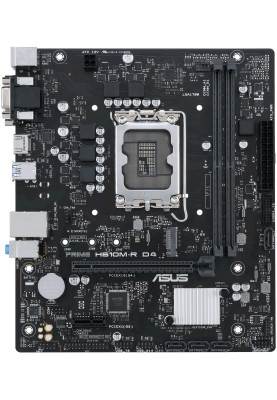 Asus PRIME H610M-R D4-SI (1700/H610, 2*DDR4, 1xPCIex16, HDMI/VGA/DVI, 4xSATAІІІ, M.2, GLan, 7.1ch, m