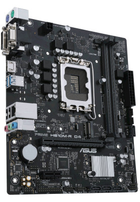 Asus PRIME H610M-R D4-SI (1700/H610, 2*DDR4, 1xPCIex16, HDMI/VGA/DVI, 4xSATAІІІ, M.2, GLan, 7.1ch, m