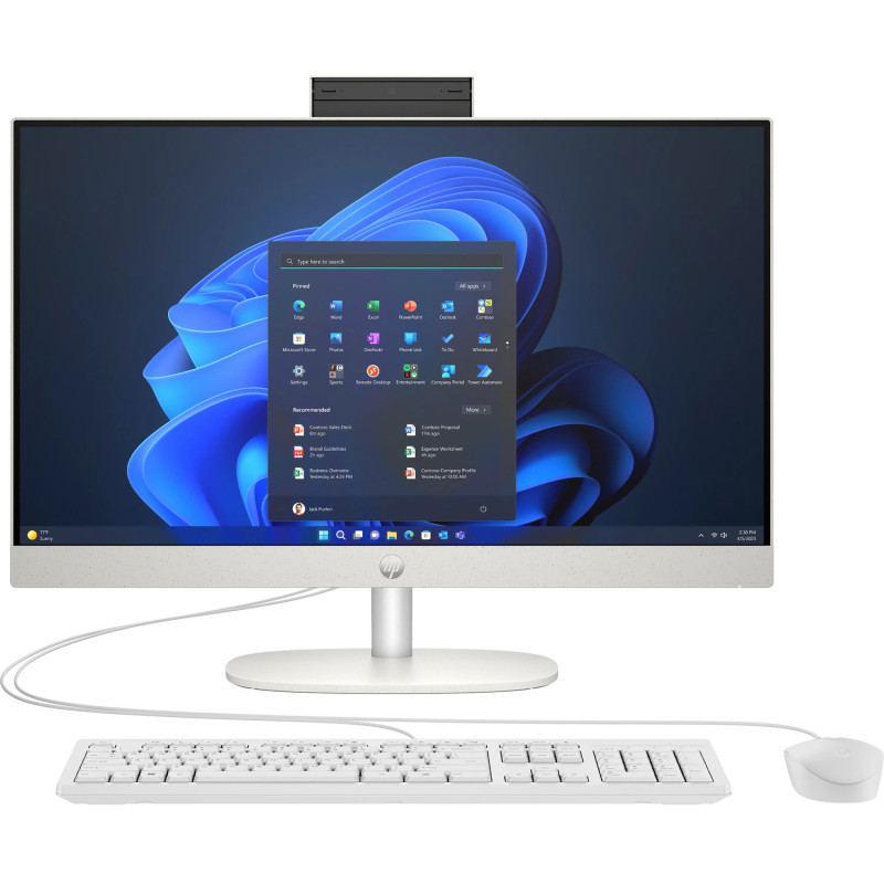 Моноблок 23.8'' HP ProOne 240 G10 i5-1334U/16Gb/SSD512Gb/K&M/Cam/WiFi/W11Pro/Shell White