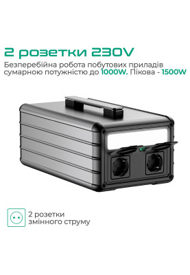 Зарядна станція Zendure SuperBase 1000M (1016 Вт/г) 1000Вт