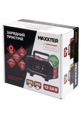 Зарядний пристрій Maxxter MX-CHR-1224V10P, для АКБ 12-24В, 10А
