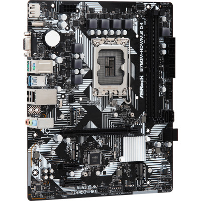ASRock B760M-HDV/M.2 D4 (1700/B760, 2*DDR4, 1xPCIex16, 4xSATAІІІ, 3xM.2, GLan, 7.1ch, mATX)
