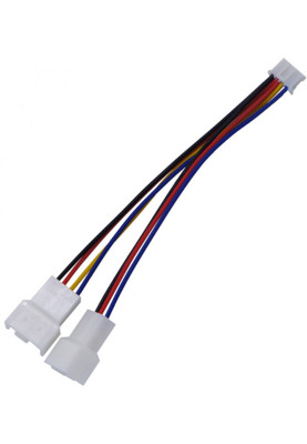 Кабель для підключення кулера 4pin-4pin/3pin 12см
