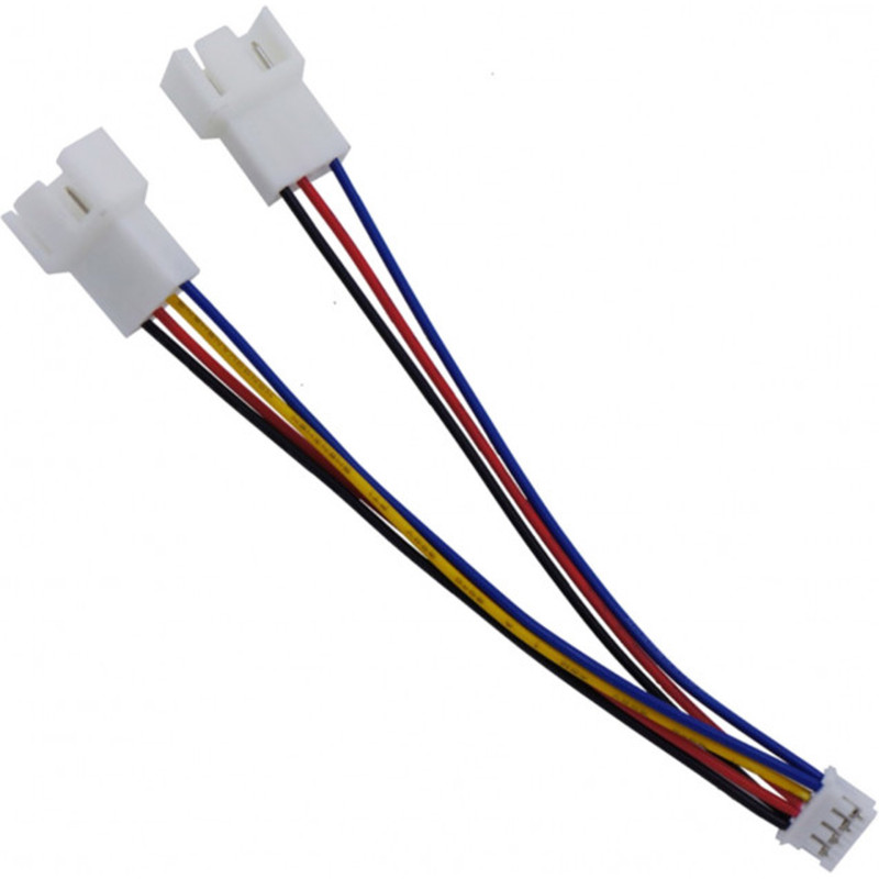 Кабель для підключення кулера 4pin-4pin/3pin 12см